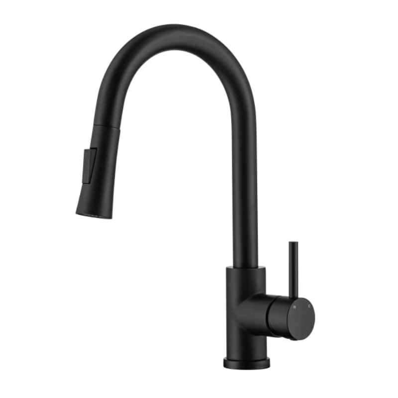 K8009Hot and cold kitchen faucets, pull-out faucets, high arc spray faucets